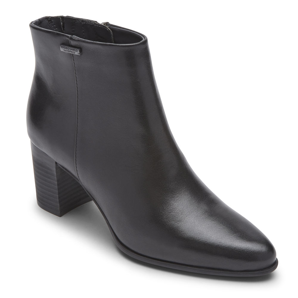 Booties Rockport Mulher Pretas - Camdyn - 43560SKCW